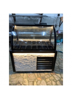 Kumpir Cabinet Black Model Natural Stone 120 Cm