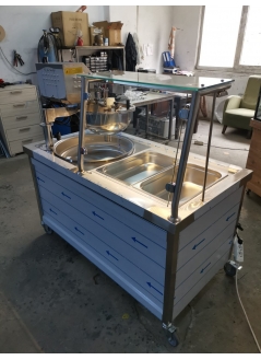 Lokma Bench and Izmir Palace Lokma Machine Full Set