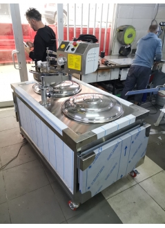 Lokma Bench Double Boiler Automatic Lokma Machine Full Set