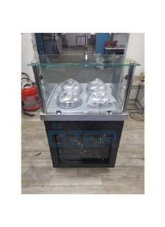 Soup Bowl And Bain-marie Counter With Marble Look