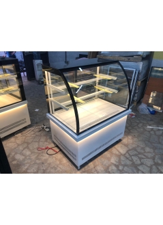 Fresh Cake Display Cabinet White Model