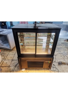 Wet Pastry Display Cabinet Matte Black