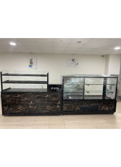 Baklava Counter Cake Display Cabinet Set