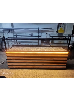 Baklava Counter Dry Pastry Counter Granite Heated