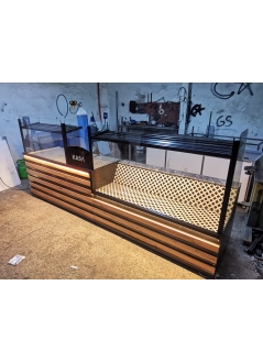 Pastry Counter Bread Counter With Safe Bank 350 Cm