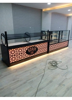 Pastry Counter Dry Cake Fresh Cake Cabinet