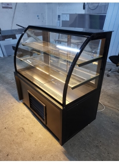 Cake Dessert Cabinet Plain Black