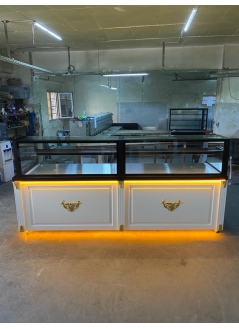 Pastry Counter White 280 Cm