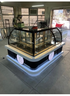 Corner Model Cake Cabinet L Type