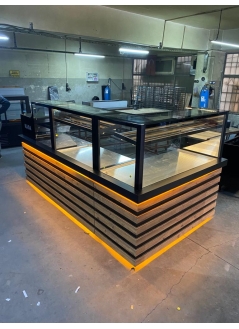 Pastry Display Counter L Facade