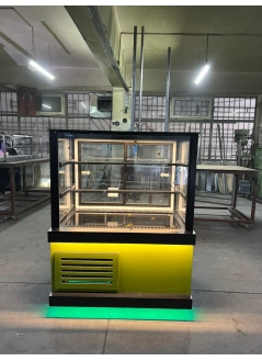 Cake Cabinet with Square Glass Hi Glass
