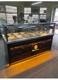 Bain-marie Counter Dining Table