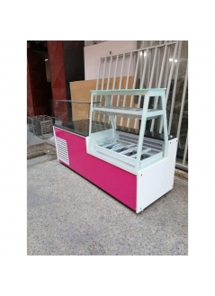 Waffle and Cashier Counter with Granite