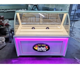 Waffle Cabinet White Color 150 Cm