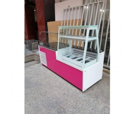 Waffle and Cashier Counter with Granite