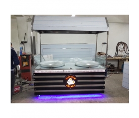 Tantuni Cooker Double Tantuni Bench With Hood Base