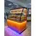 Turquoise Cake Cabinet with Bombe Glass